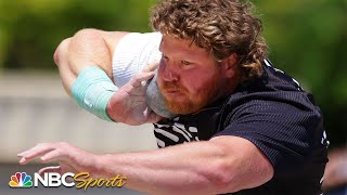 Shot put WORLD RECORD: Ryan Crouser, using new technique, hits end of sector at USATF LA Grand Prix
