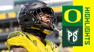 Oregon Football vs Portland State | GAME HIGHLIGHTS (2023)