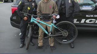 North Olmsted Police Department helps resident who had bike stolen, makes repairs to new bike