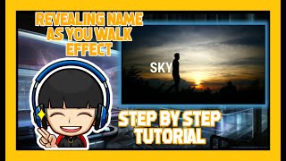 Reveal Text as You Walk | Kinemaster |Step by Step