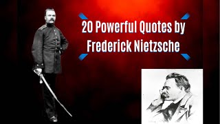 Frederick Nietzsche 20 Powerful Quotes || life changing Quotes || Ubermensch
