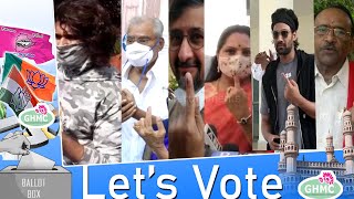 GHMC Elections 2020 | Cinema Celebrities and Polticians polling the votes |Sri Entertainments