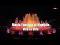 4K- Barcelona - Magic Fountain of Montjuïc - 