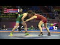 1/4 WW - 68 kg: D. CANEVA (ITA) v. D. DOMIKAITYTE (LTU)