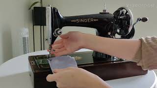 Vintage Singer 201k Hand Crank Indian Star Decal Sewing Machine - eBay Sale