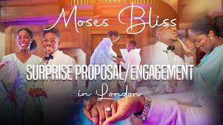 MOSES BLISS  surprise proposal/engagement in London[Full Video]