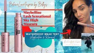 Waterproof - Wear Test Maybelline Lash Sensational Sky High Mascara