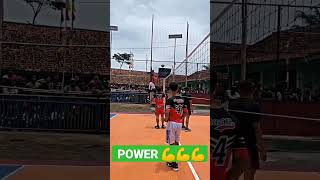 Powerful Spike Volleyball - How to Play It 💪💪💪,#viralshortsvideo #shorts #volleyball #viralvideo