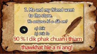 It's Quiz time! || Mahni in enfiah nan han chhang ve teh le || STZ Mizo tan