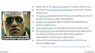Why safe programming matters and why Rust - FOSDEM'22