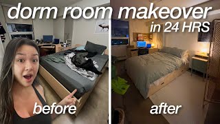 24-Hour College Dorm Room Makeover Surprise for My Best Friend