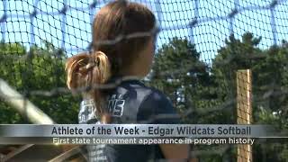 Athlete of the Week Edgar Wildcats Softball Team