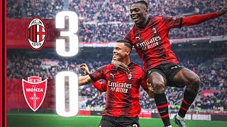 Simić's debut goal + Reijnders and Okafor | AC Milan 3-0 Monza | Highlights Serie A