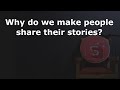 Why do we tell stories? | Stories Worth Sharing