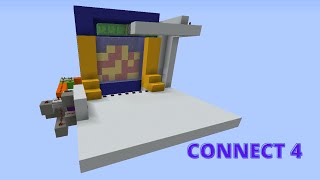 Connect 4 Minigame | Minecraft Redstone Showcase
