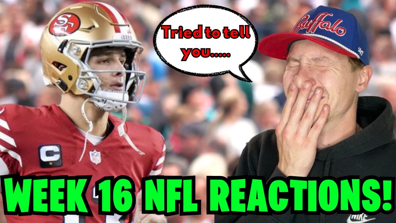 My NFL Week 16 Reactions! - YouTube