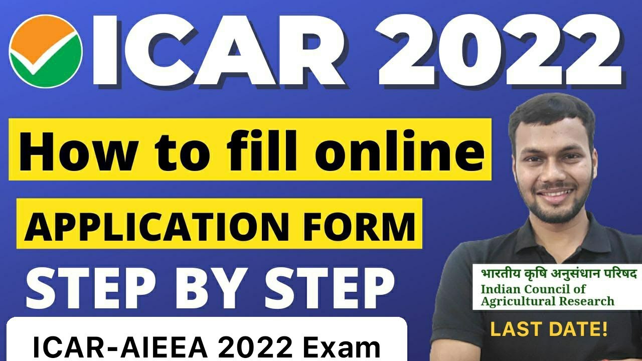 How To Fill Icar Application Form 2022🔥• ICAR-AIEEA Application 2022 ...