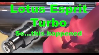 1989 Lotus Esprit Turbo. So, this happened! Part 4