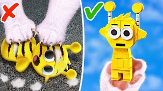 Cat In A LEGO World!🐱*DIY Crafts and Viral Hacks With Your Favorite Characters*