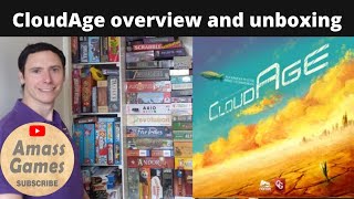 CloudAge board game - unboxing preview overview soloable campaignable AmassGames Alexander Pfister