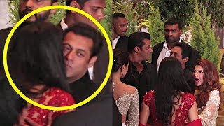 Salman Khan Hugs Katrina Kaif At Sonam Kapoor Wedding Reception