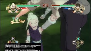 NUNS1: Ino's 16-Hit Combo on All Characters + 2nd Outfits/Awakening (ENG)