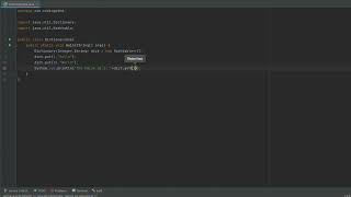 Dictionary in JAVA