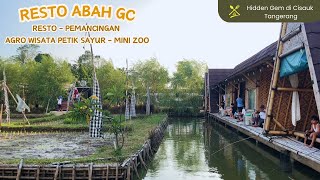 RESTO ABAH GC CISAUK | HIDDEN GEM DI CISAUK TANGERANG DENGAN PEMANCINGAN DAN VIEW SAWAH!