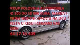 OTKUP POLOVNIH AUTOMOBILA OD 50 DO 10 000 EURA O641733309