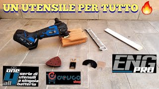 UTENSILE DA TAGLIO MULTIFUNZIONE ENGPRO 20V MOD. 1B20-UMF0-S | BATTERIA 4 AH | DEVCOSHOP | AMAZON