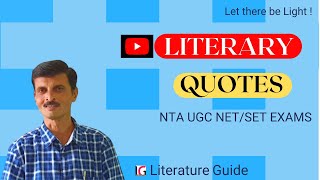 Literary Quotes in English Literature | Literary Quotations - Literature Guide