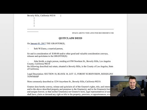How to Create a Quit Claim Deed How to Create a Quit Claim Deed