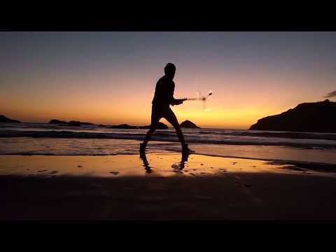 Epic Beach Dragon Staff Fire Session Epic Beach Dragon Staff Fire Session