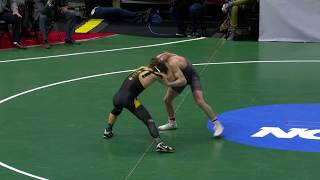 2018 NCAA Wrestling 157lbs: Joey Lavallee (Missouri) fall Alex Klucker (Lock Haven)