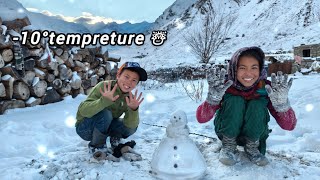 Embracing winter days in -10 degree tempreture ☃️|| Spiti in Winters|| @fairysna7110