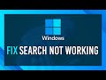 Fix Windows 10/11 Search Not Working | EASY | Updated Guide