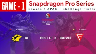 [Game - 1] ONIC vs Falcon Esports | Snapdragon Pro Series