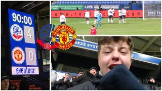 The Moment Bolton Beat Man Utd 4-0 !!!! Bolton V Manchester United U21s