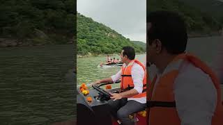 KTR driving a boat