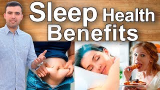 7 Health Benefits of Sleep - How to Sleep Well and Rest to Lose Weight, Stress, Diabetes and Aging