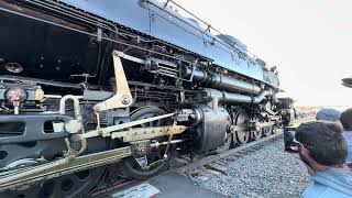 Big Boy (UP 4014) Rolls Out of Strasburg, CO (4K)