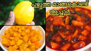 Pazhutha Manga Achar in malayalam ! പഴുത്ത  മാങ്ങ  കൊണ്ട് അച്ചാർ ! Sweet Mango Pickle Recipe Kerala