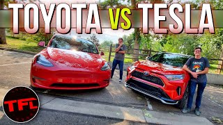 Is The 2021 Toyota RAV4 Prime BETTER Than The Tesla Model Y? It's Closer Than You Might Think!