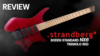 Strandberg Boden Standard NX6 Tremolo Red