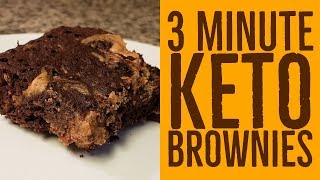 3 Minute Keto Brownies