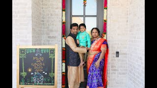 Housewarming of Suvarna \u0026 Srinivasulu |Suryansh |New Home celebrations |Traditional Pooja |Texas USA