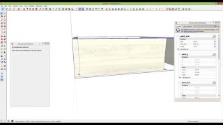 Sketchup Динамические компоненты - динамический ящик