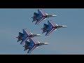 Russian Knights Su-30s power, precison & flat Spin - LIMA  2019