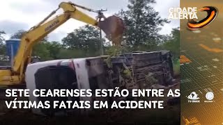 Sete cearenses estão entre as vítimas fatais em acidente de ônibus | Cidade Alerta CE