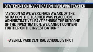 Averill Park HS issues statement on teacher arrest